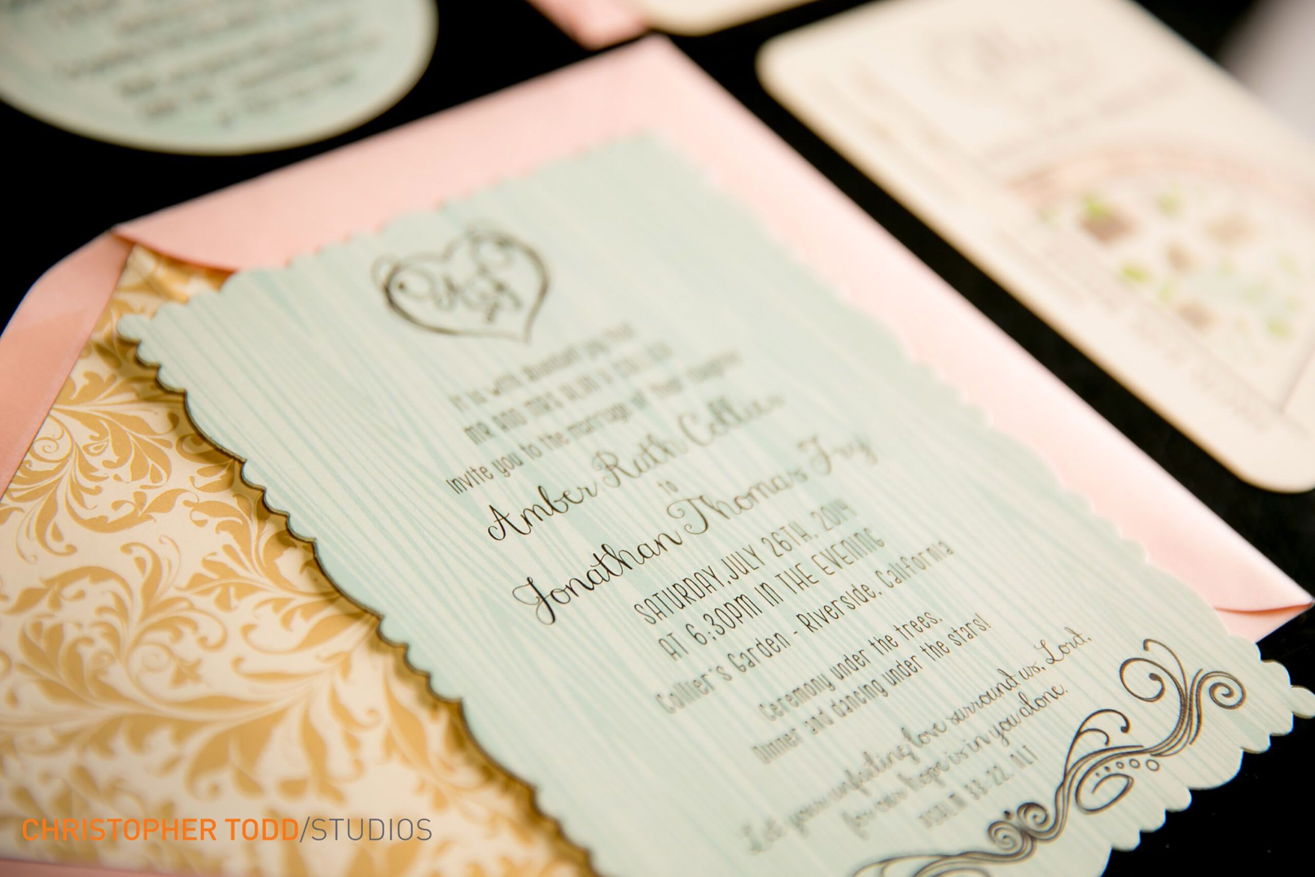 Backyard Wedding Invitation Suite