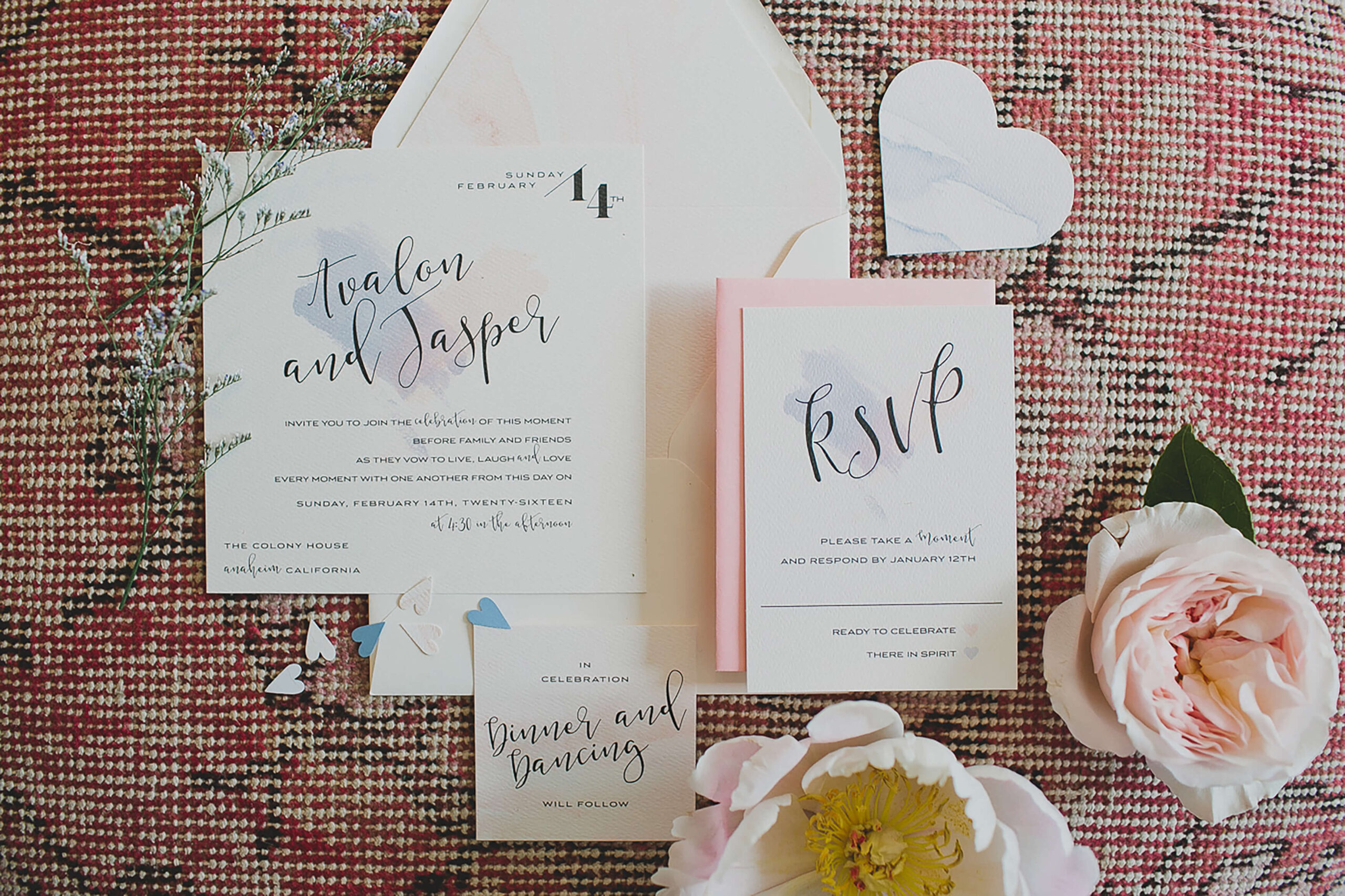 when to order and mail wedding stationery