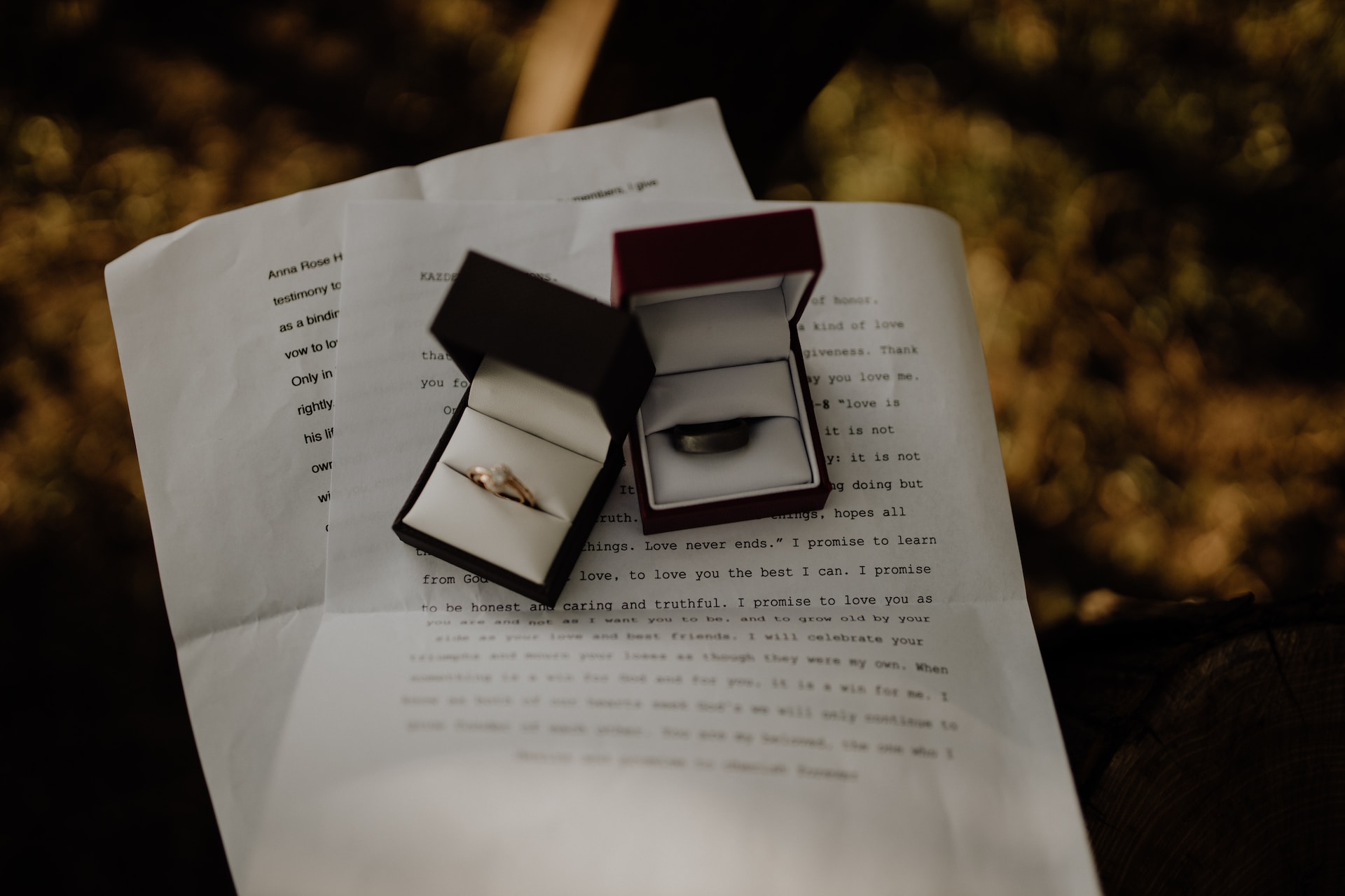 writing your own vows