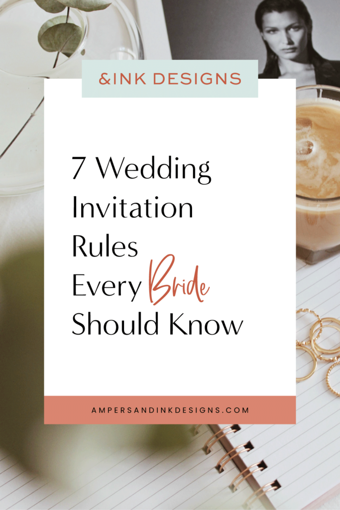 7 Wedding Invitation Rules