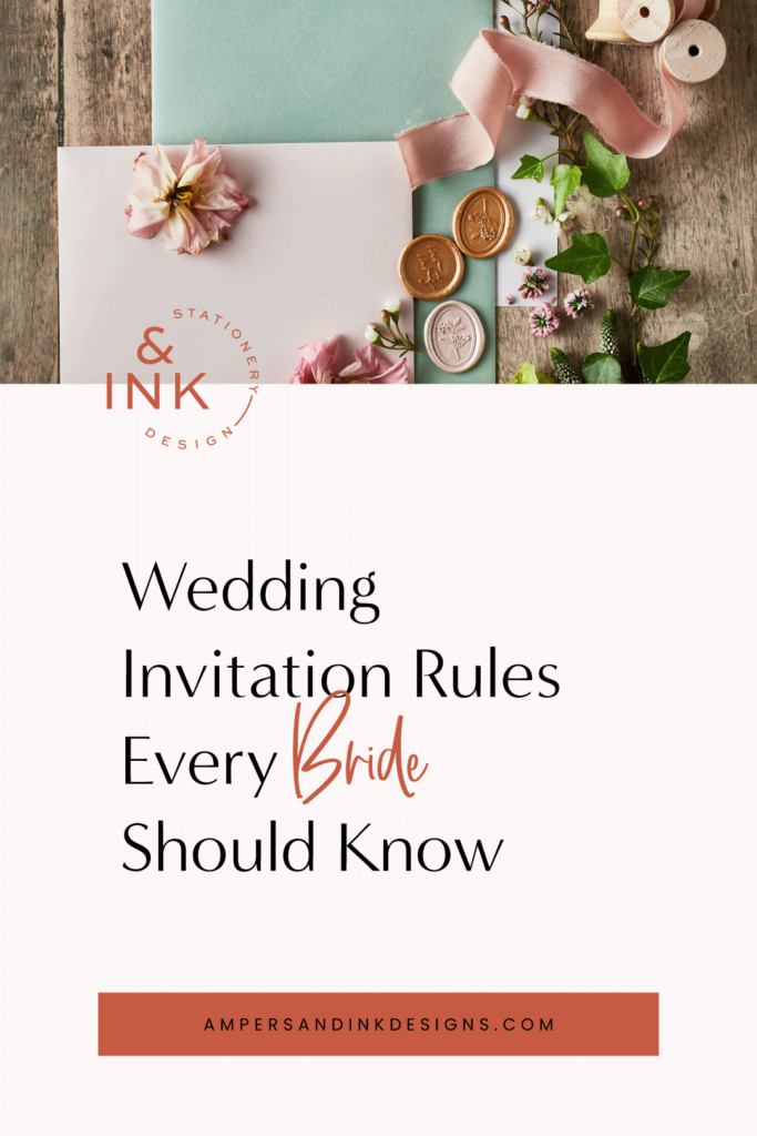 Wedding Invitation Rules