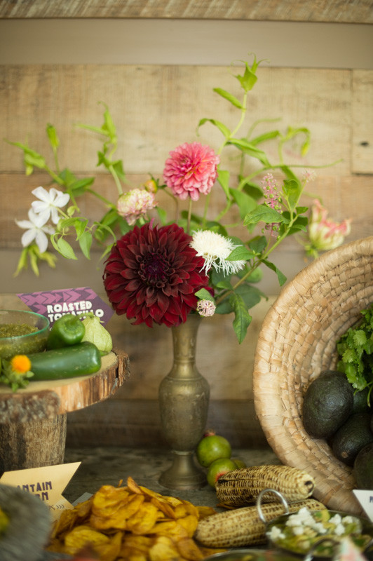 Boho-Chic Chips and Salsa Bar - Creating a Stylish Display